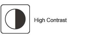 High contrast unit led display