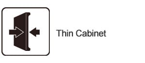 Thin cabinet Unit led display