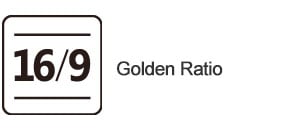 Golden ratio Unit led display