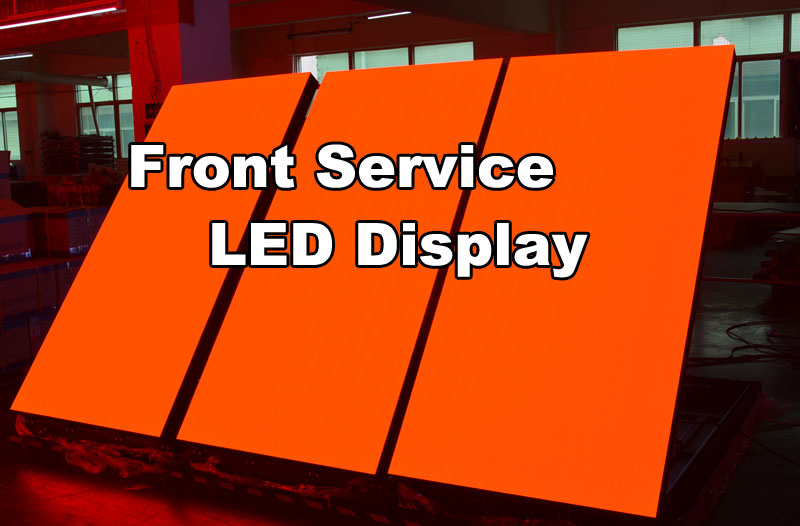 outdoor front service LEd display