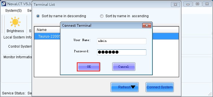 Novastar NovaLCT Connect Terminal