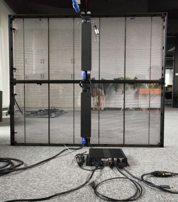 transparent led display cabinet