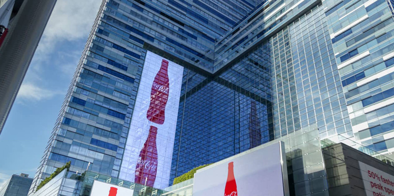Outdoor transparent LED display