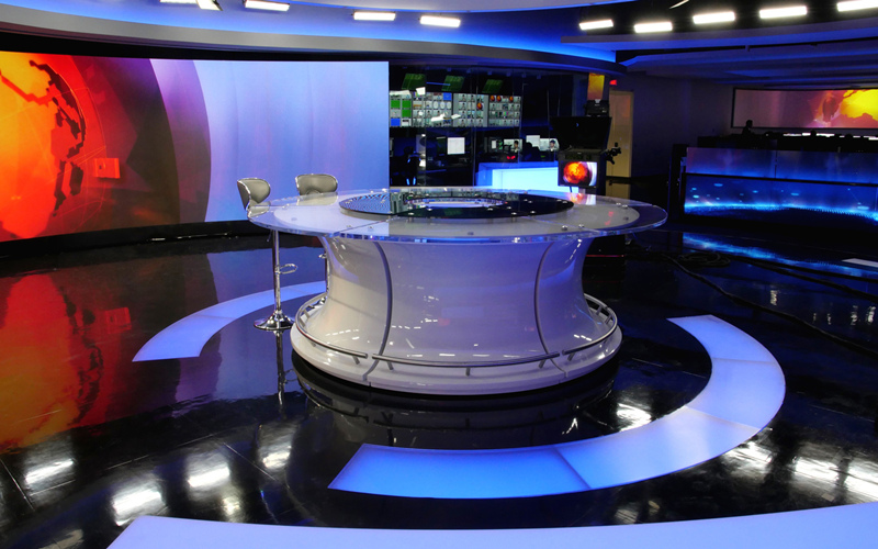 TV studio curved LED Display