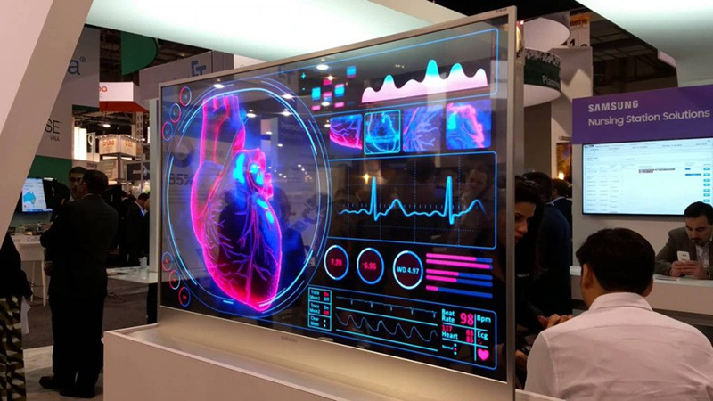 Transparent OLED display of new OLED technology