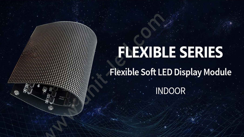 unit flexible LED screen, LED flexible display for Unit