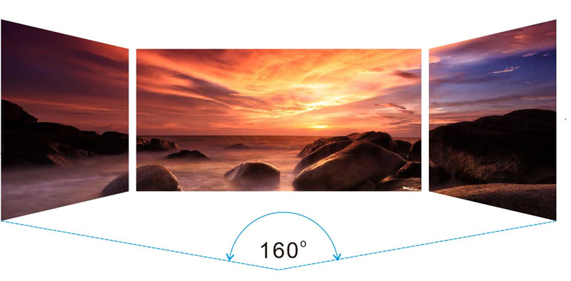 wide viewing angle of MA960 unit outdoor LED display screen