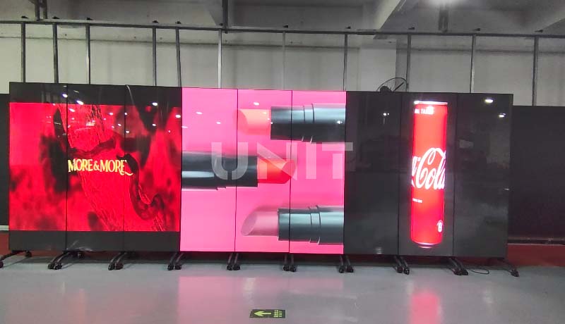 led screen poster