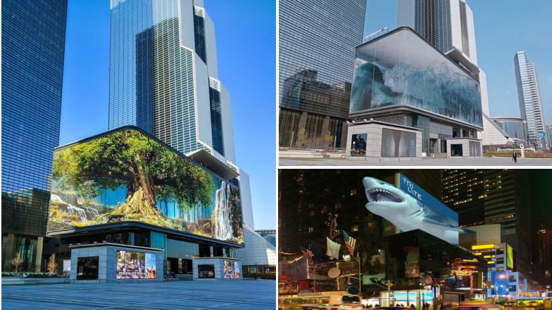 3D LED screen