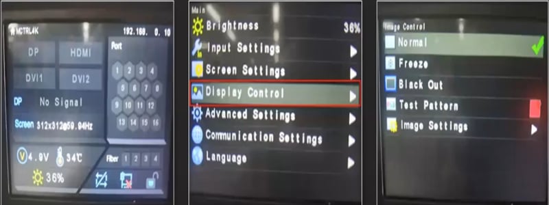 led controller monitor