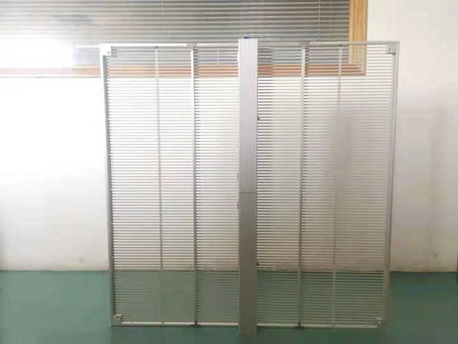 Double-sided transparent LED display