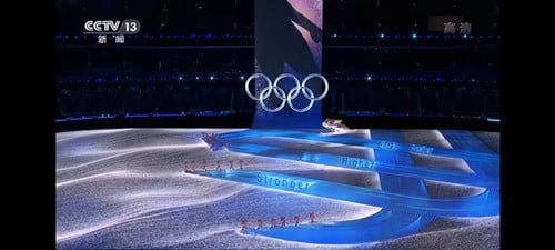 LED display panel in Beijing Winter Olympics