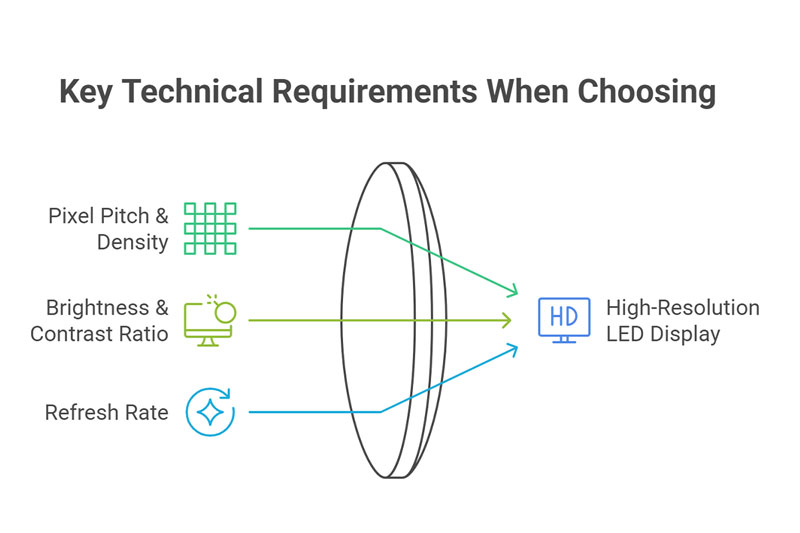 Key Technical Requirements When Choosing High-Resolution LED Screen