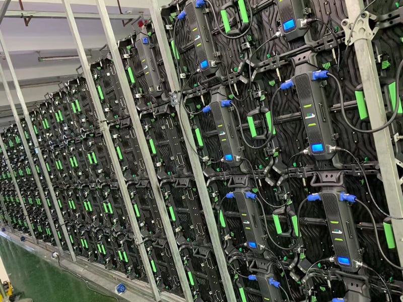 aging test of NG500 led screen rental 2