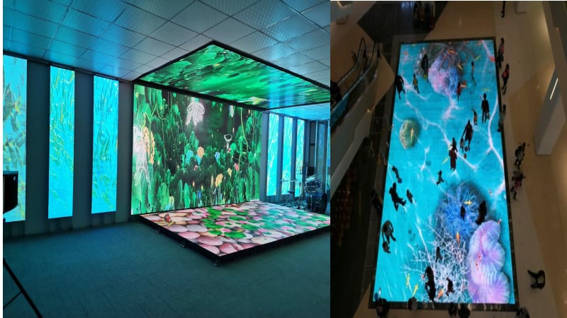 3d floor led display