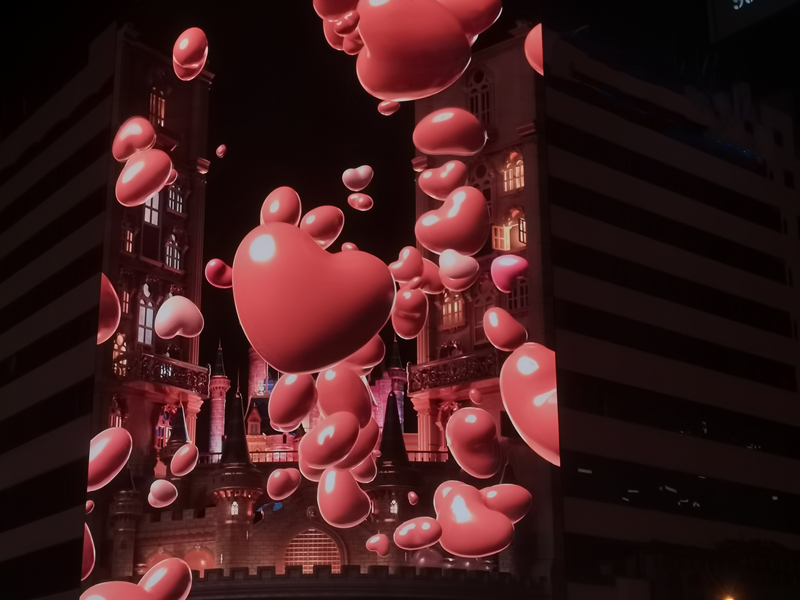 3d led advertising video wall