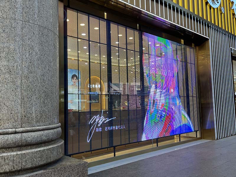LED Display for Shop - Transparent LED Display (1)