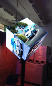 led cube display screen