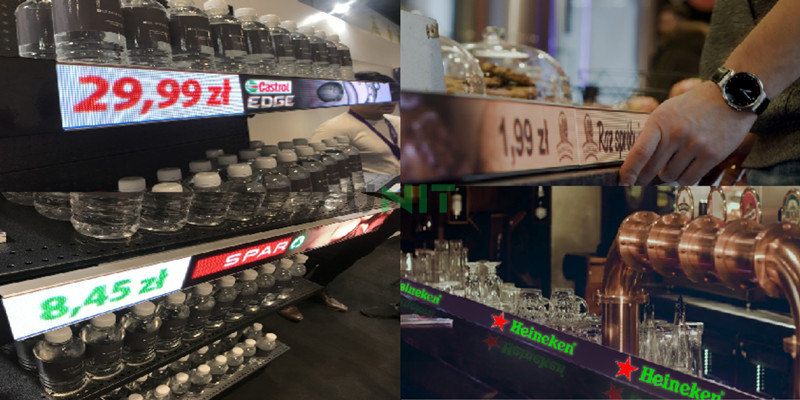 retail led screen-shelf led screen
