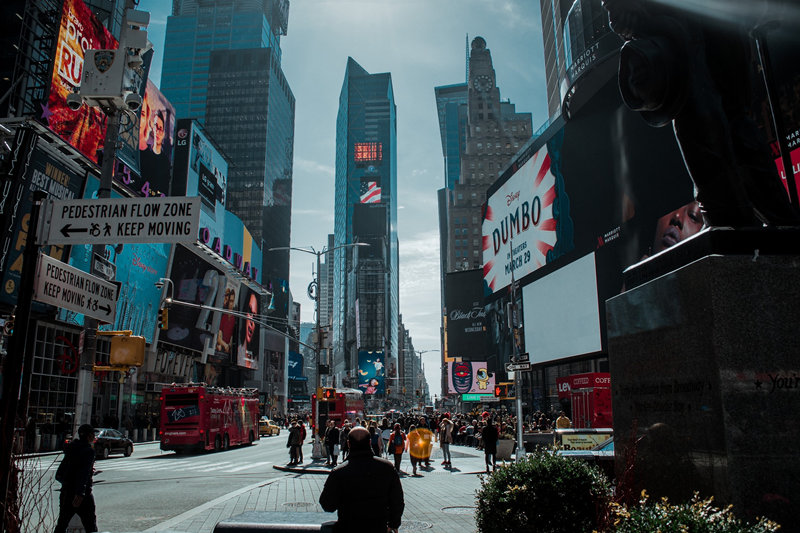 led display in Time square NYC