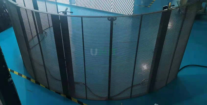 Curved transparent LED Display