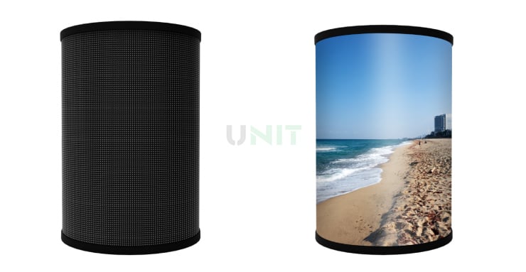 cylinder led display