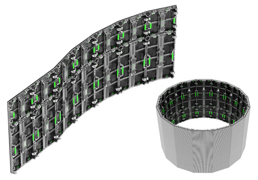 ng500 rental curved led display