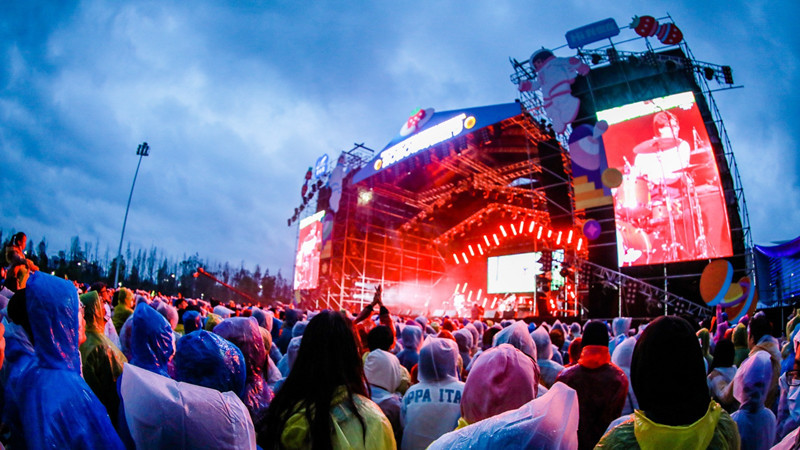 outdoor rental stage led display