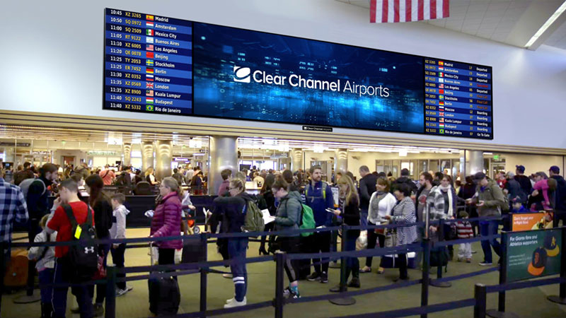 airport LED display screen (1)