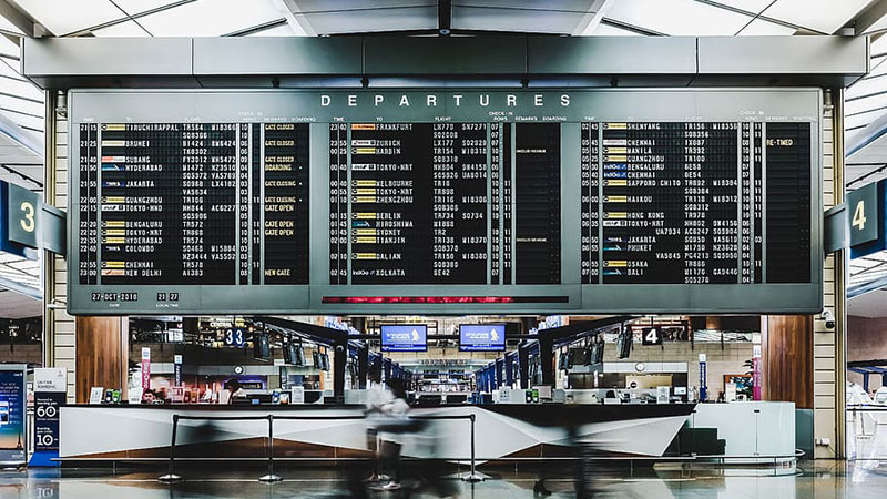 airport LED display screen