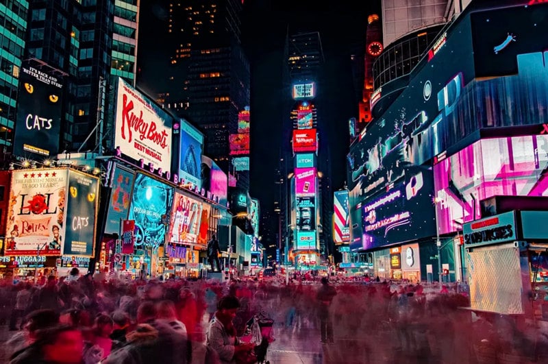 time square 3D billboard