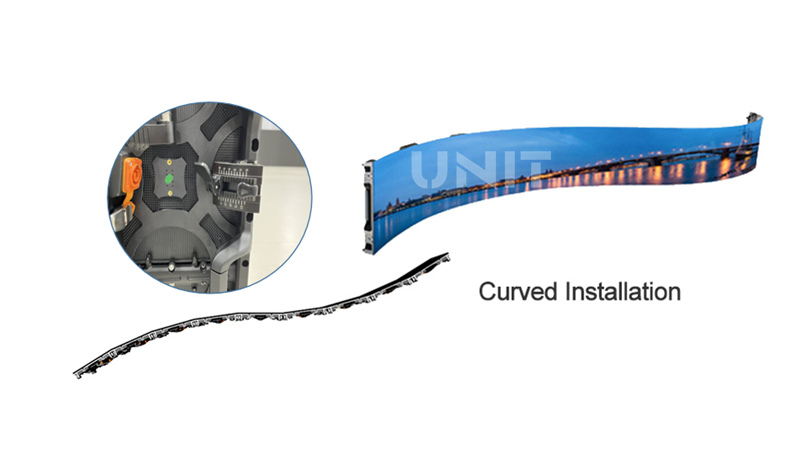 ME curved installation