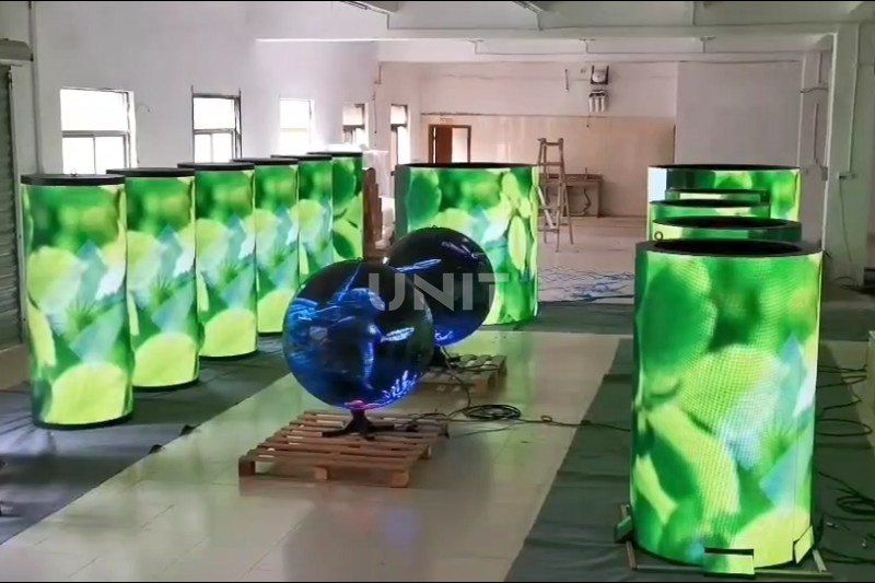 cylinder led display