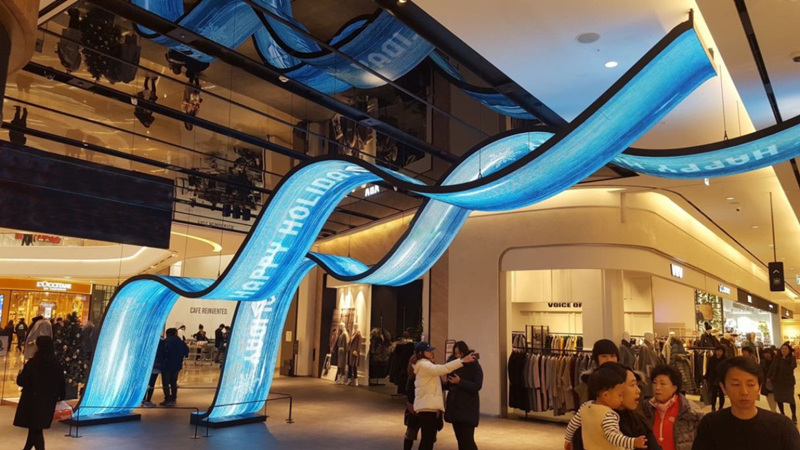 ultra thin flexible led screen