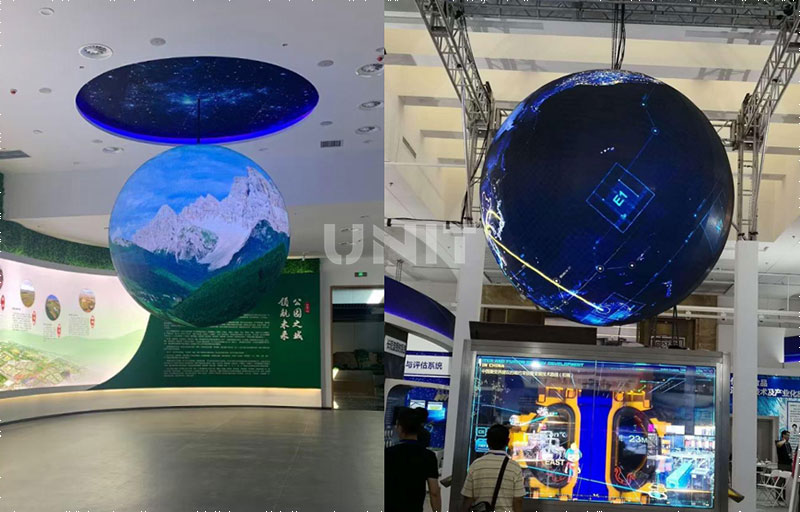 Hoisting-LED-spherical-screen