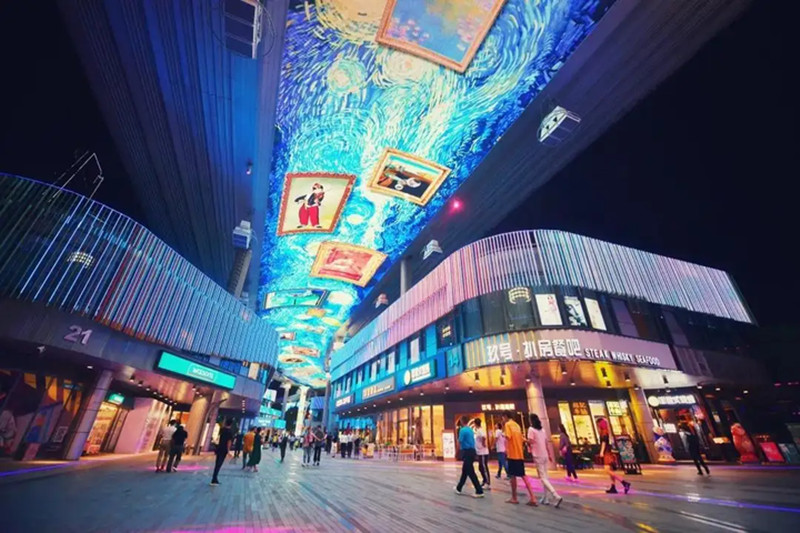 ceiling led display