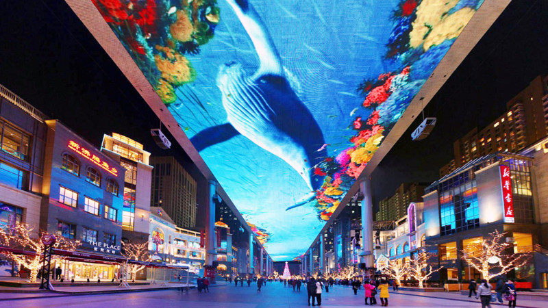 led ceiling screen