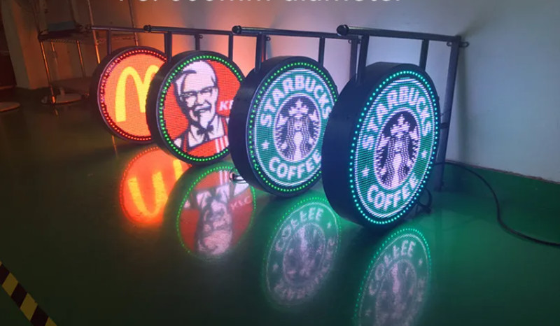 round LED screens