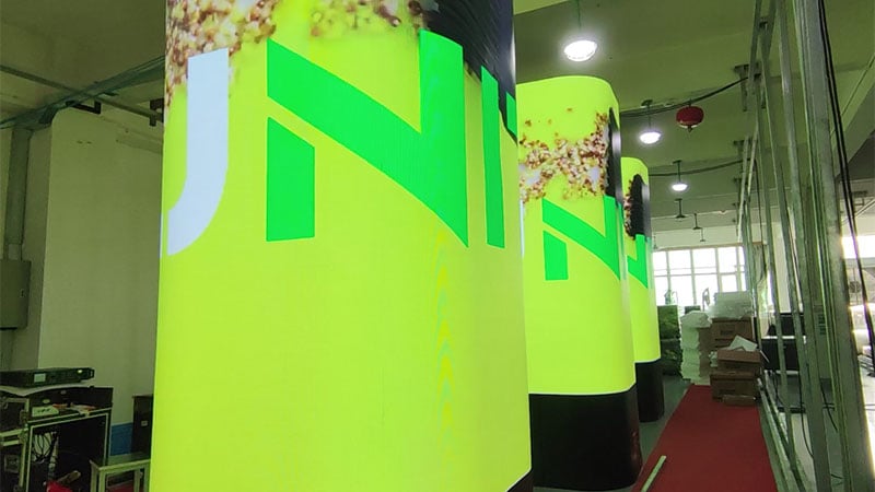 P2.5mm cylinder led screen