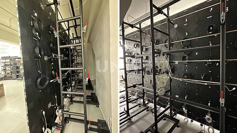 Side-&-Back-View-of-Indoor-LED-Panel-Screen