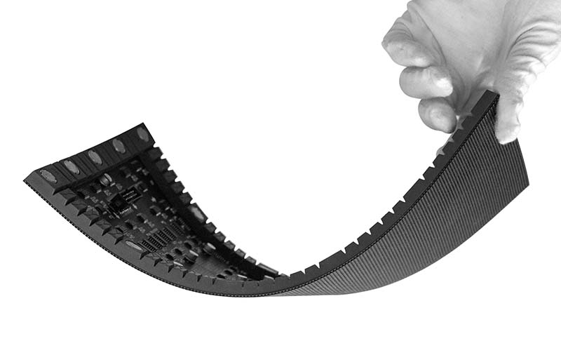 P1.86mm flexible LED module Outer Arc View