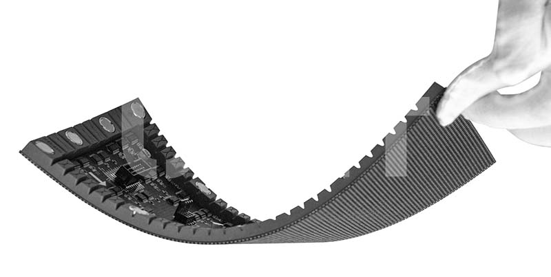 P2mm flexible LED module Outer Arc View