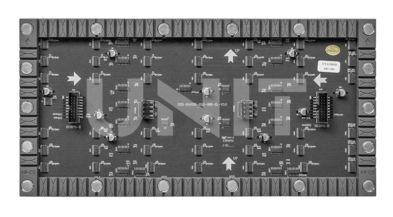 P3mm led soft module Backside View