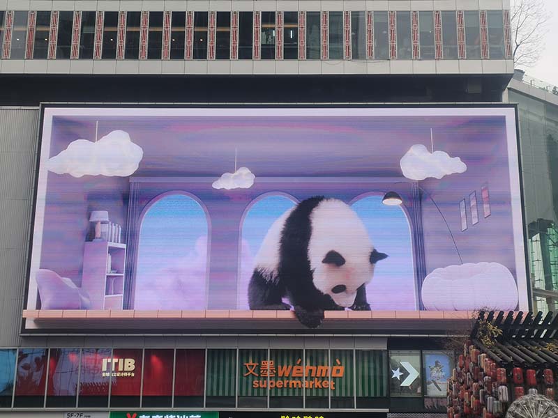 big LED display screen