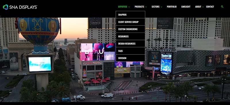 SNA DISPLAYS LED display supplier