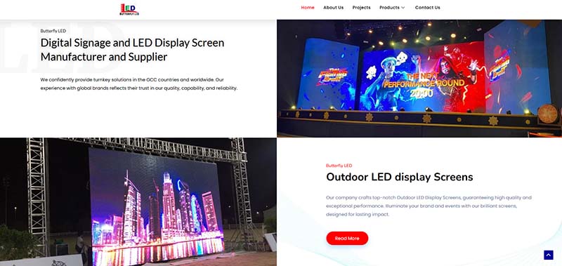 Butterfly LED display Manufacturer