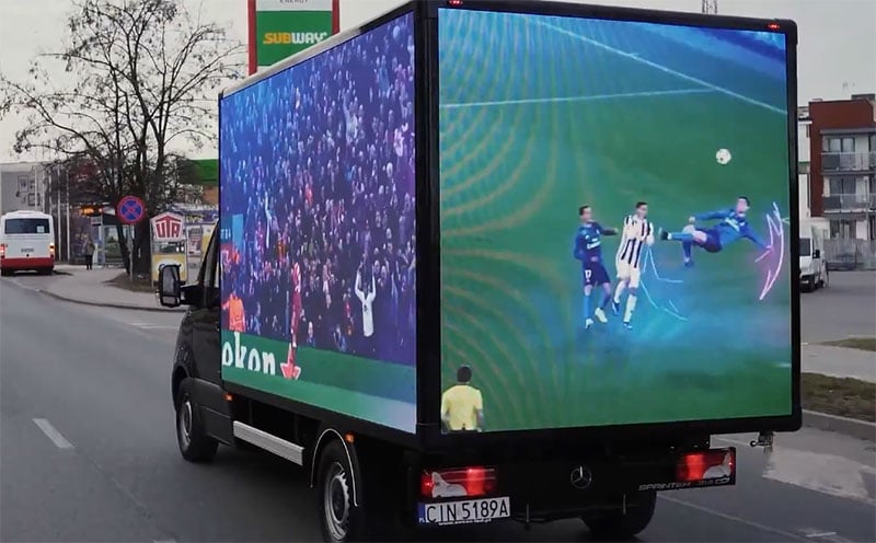 LED moving billboard