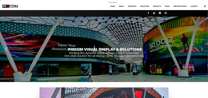 PIXCOM LED Screen Manufacturer