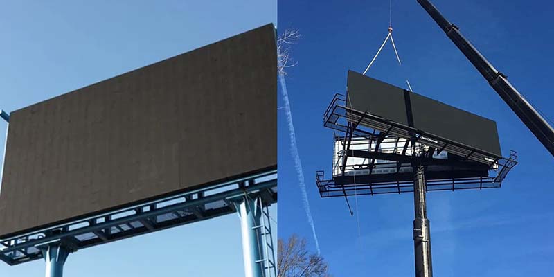 led billboard installation
