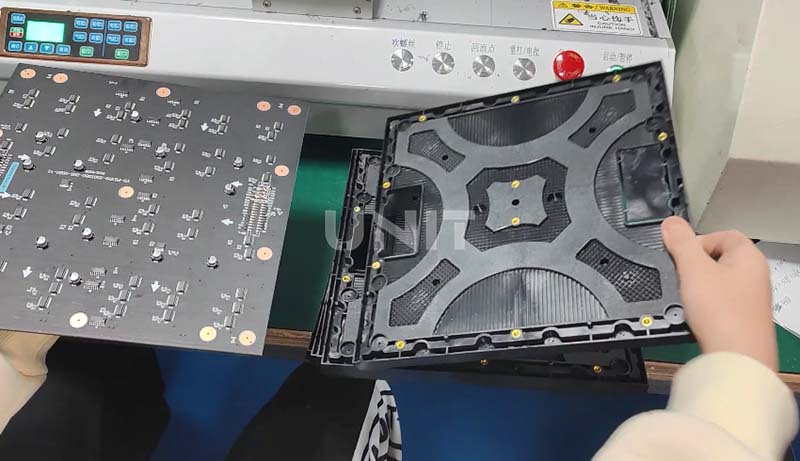 Install the bottom shell (indoor)